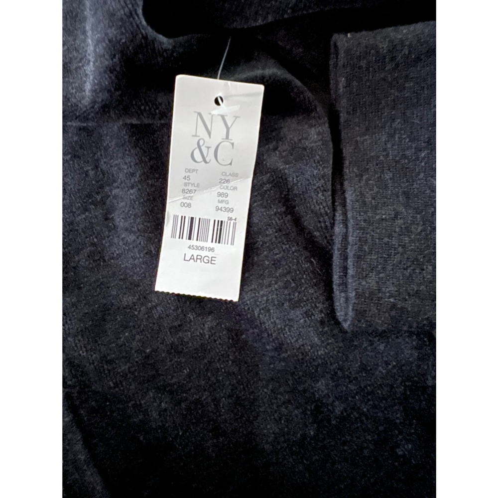 New York & company‎ zip up velour hoodie - Picture 3 of 5